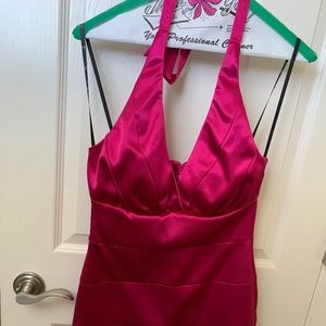Fascia Halter Dress